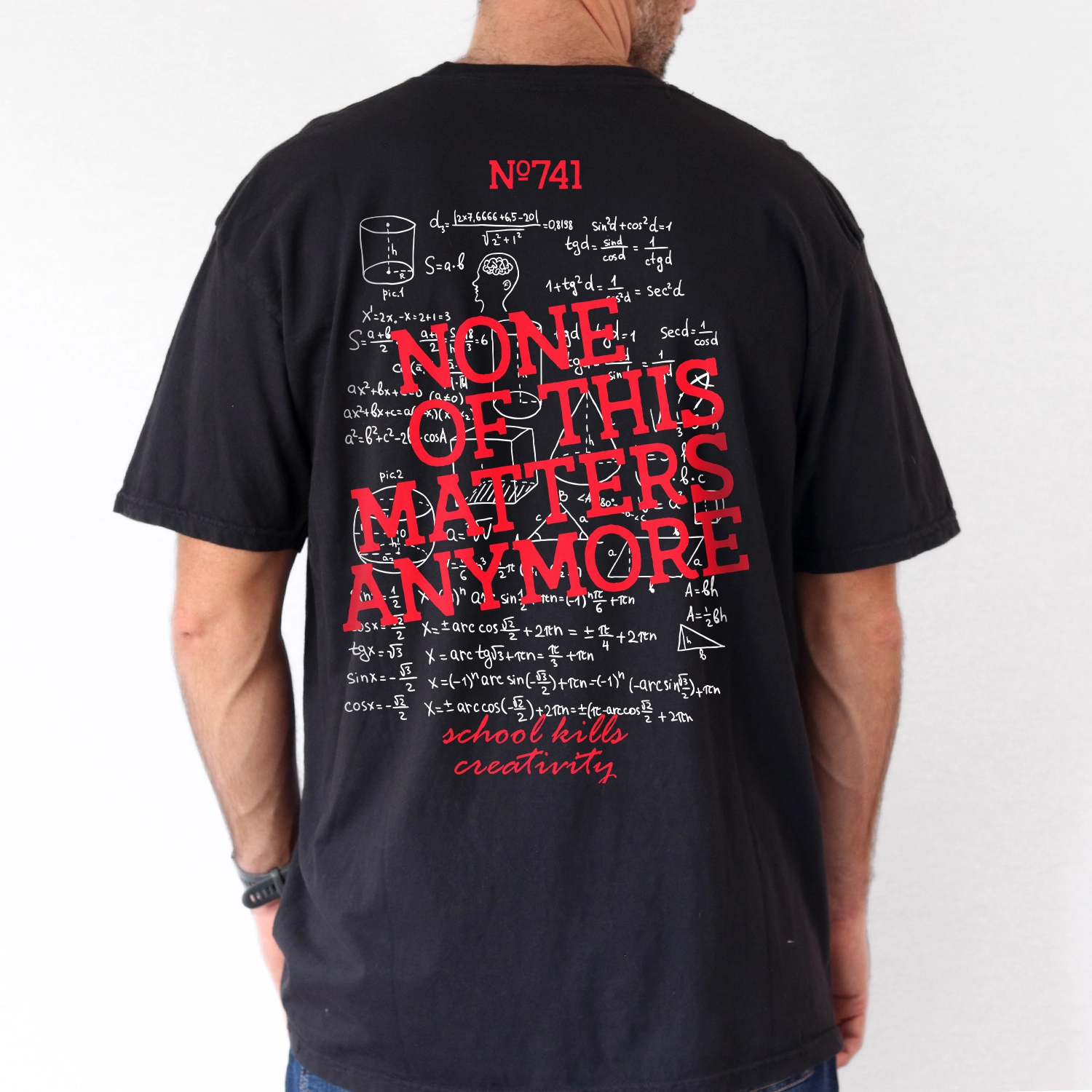 Tricou Bărbați – NONE OF THIS MATTERS ANYMORE