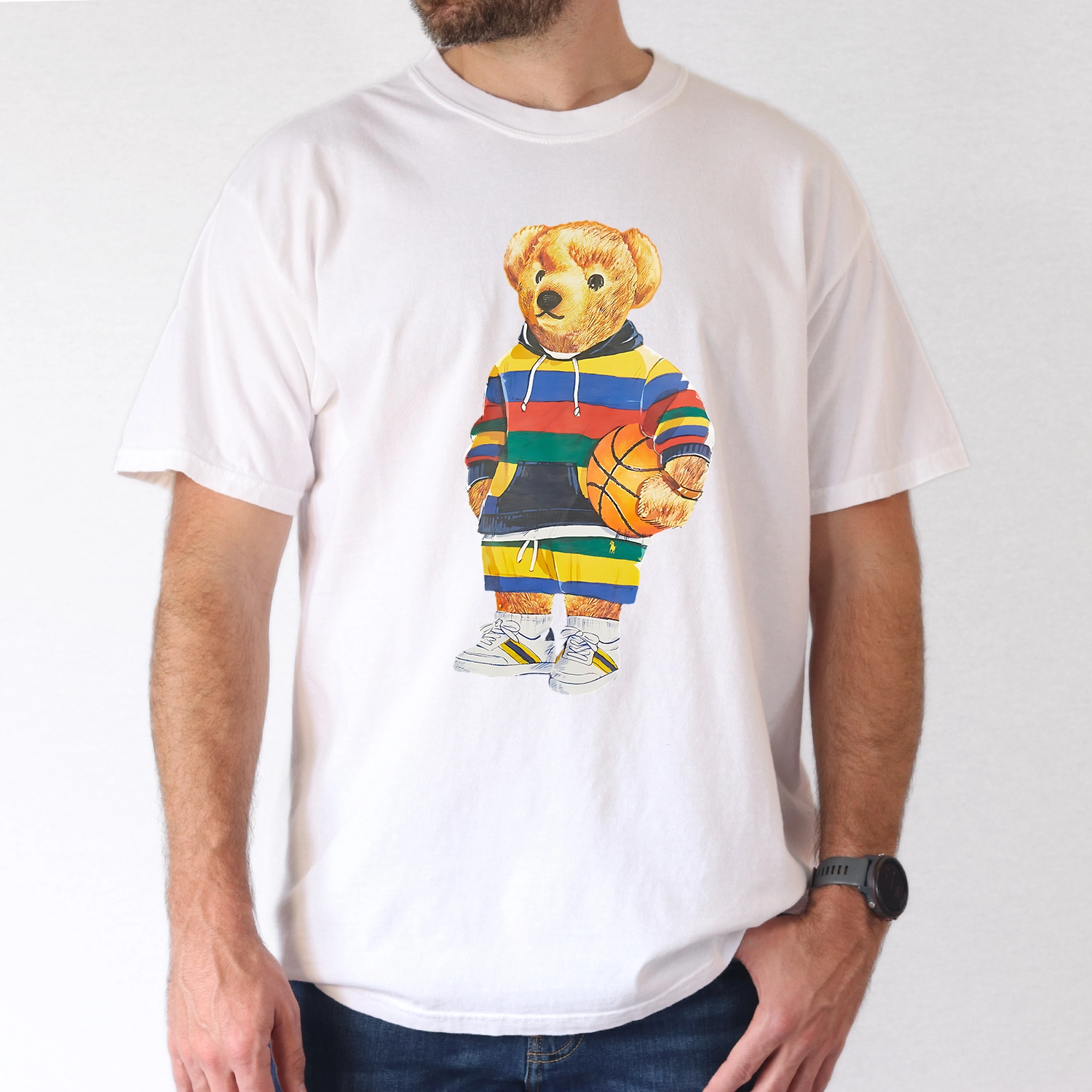 Tricou Bărbați – Hoops Bear