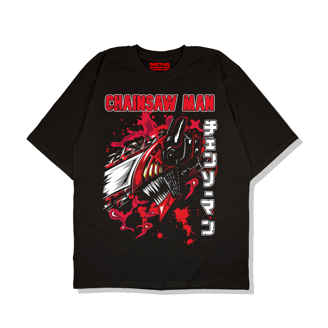 Oversized t-shirt CHAINSAW MAN fan-art