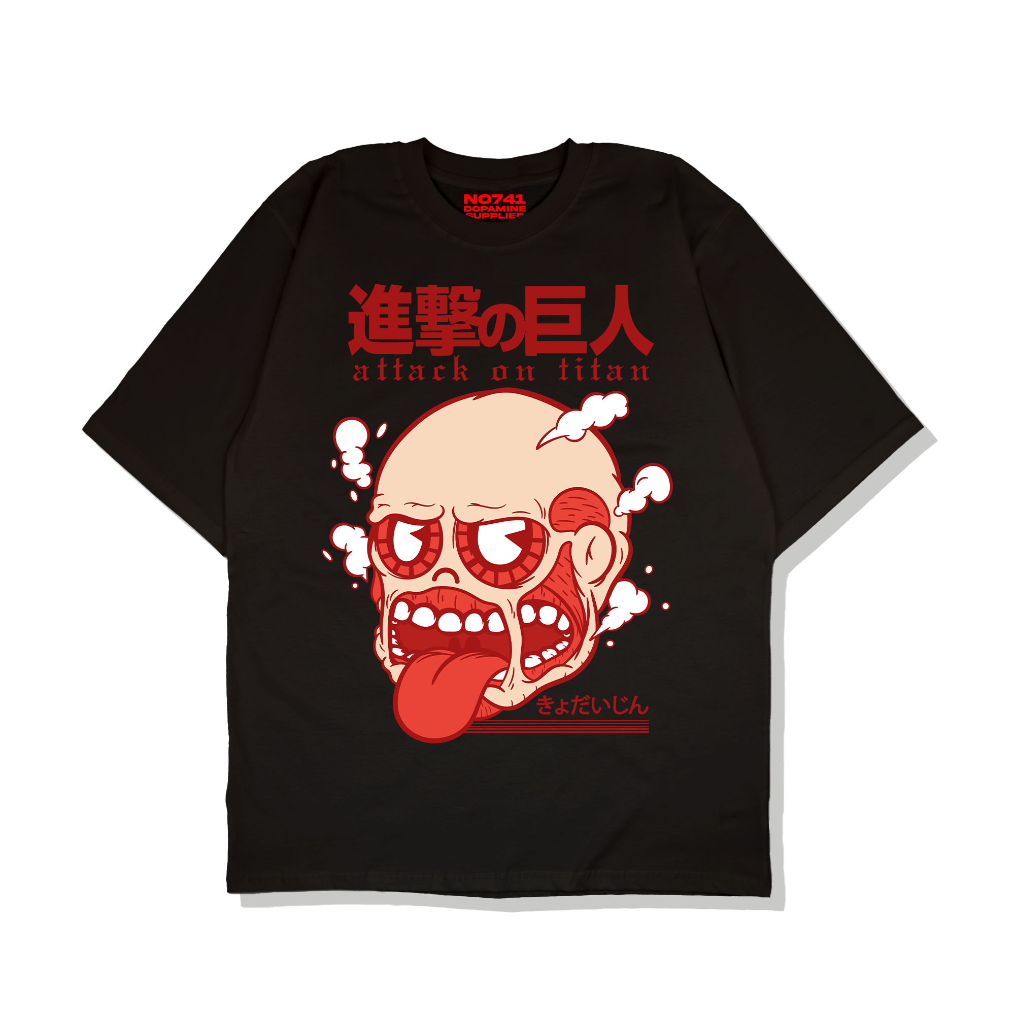 Oversized t-shirt ATTACK ON TITAN I fan-art