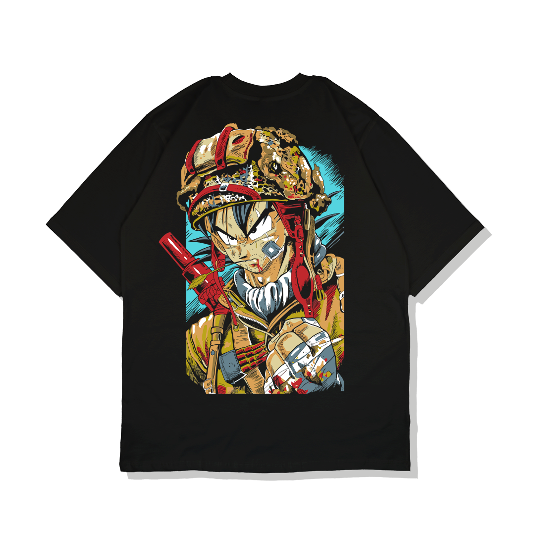 Oversized t-shirt DRAGON BALL IV fan-art