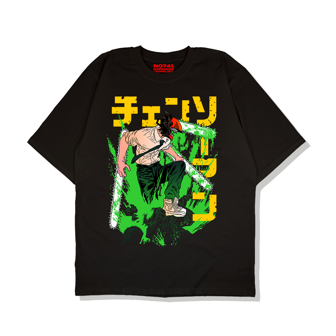 Oversized t-shirt CHAINSAW MAN III fan-art