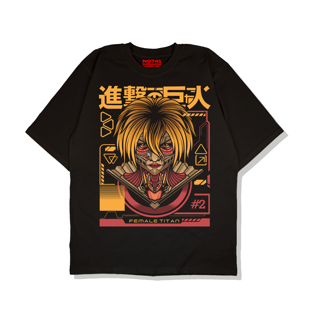 Oversized t-shirt ATTACK ON TITAN V fan-art