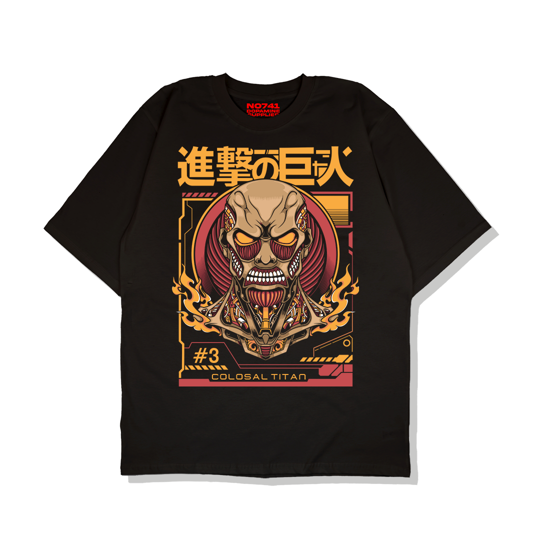 Oversized t-shirt ATTACK ON TITAN VII fan-art