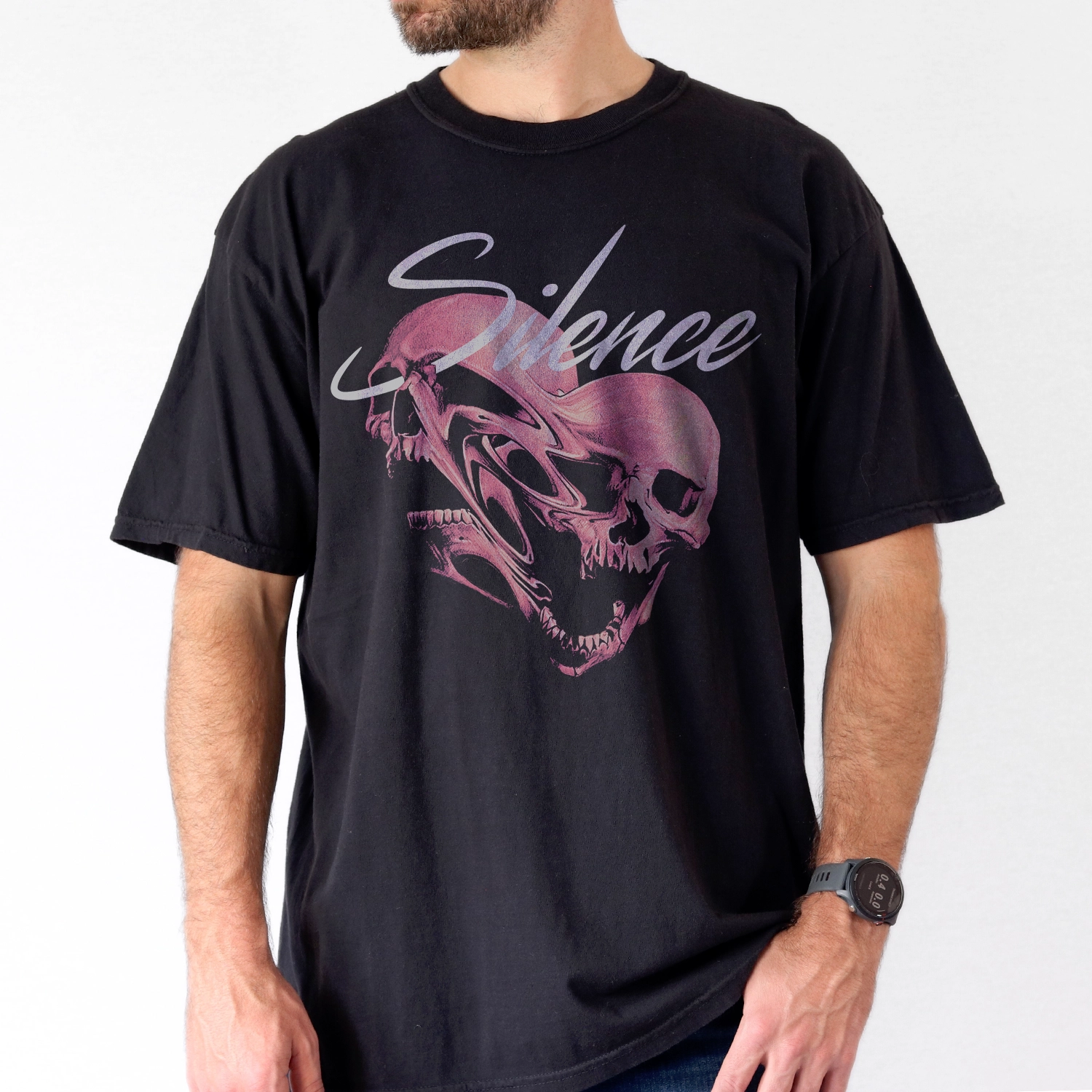 Tricou Bărbați – SILENCE Skull Fusion Edition